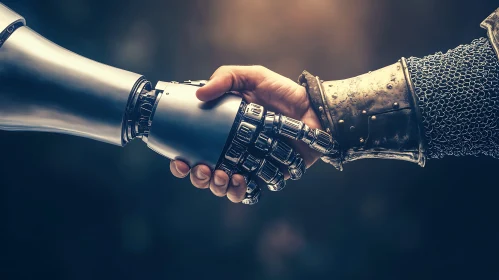 Future Meets Past: A Robot Handshake