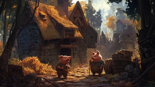 Rural Piglet Fairytale