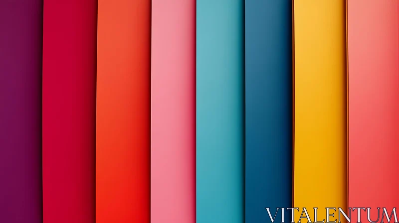 Abstract Vertical Color Palette Background AI Image