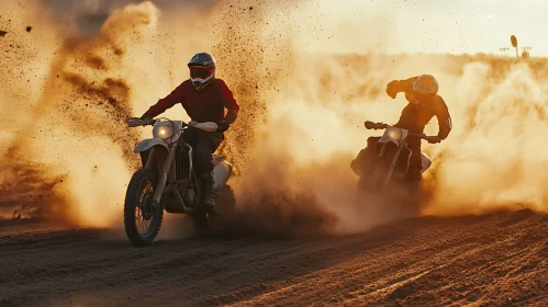 Dust and Speed: Motocross Action