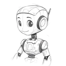 Charming Robot Character Design