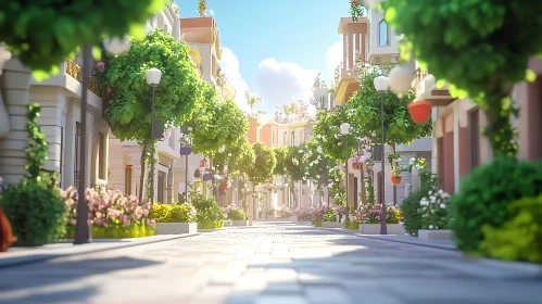 Floral Urban Landscape