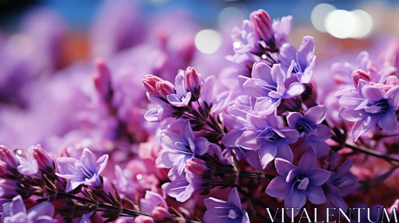 Romantic Blooming Lilac Flowers - A Macro Photography Masterpiece AI Image