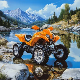 Orange ATV Landscape