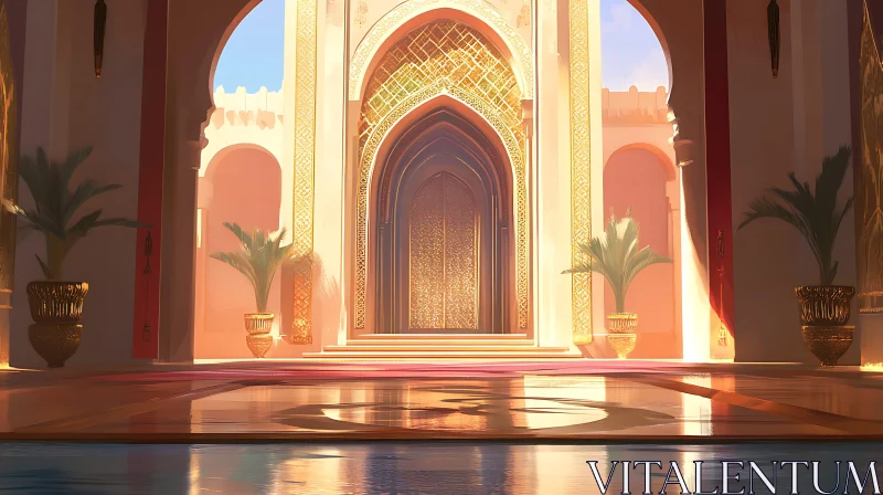 AI ART Ornate Archway in a Grand Interior