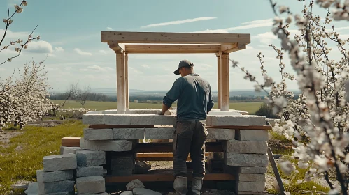 Stone Structure Construction in Nature