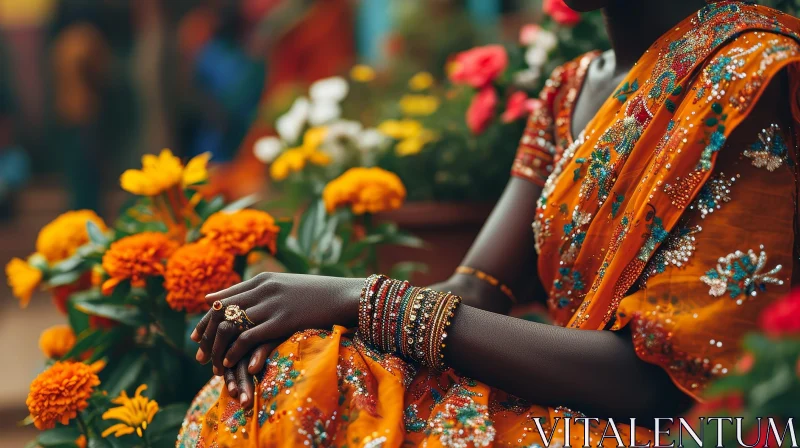 Exquisite Traditional Indian Jewelry - Captivating Photo AI Image
