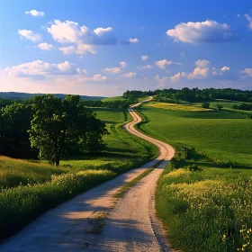 Winding Road Landscape