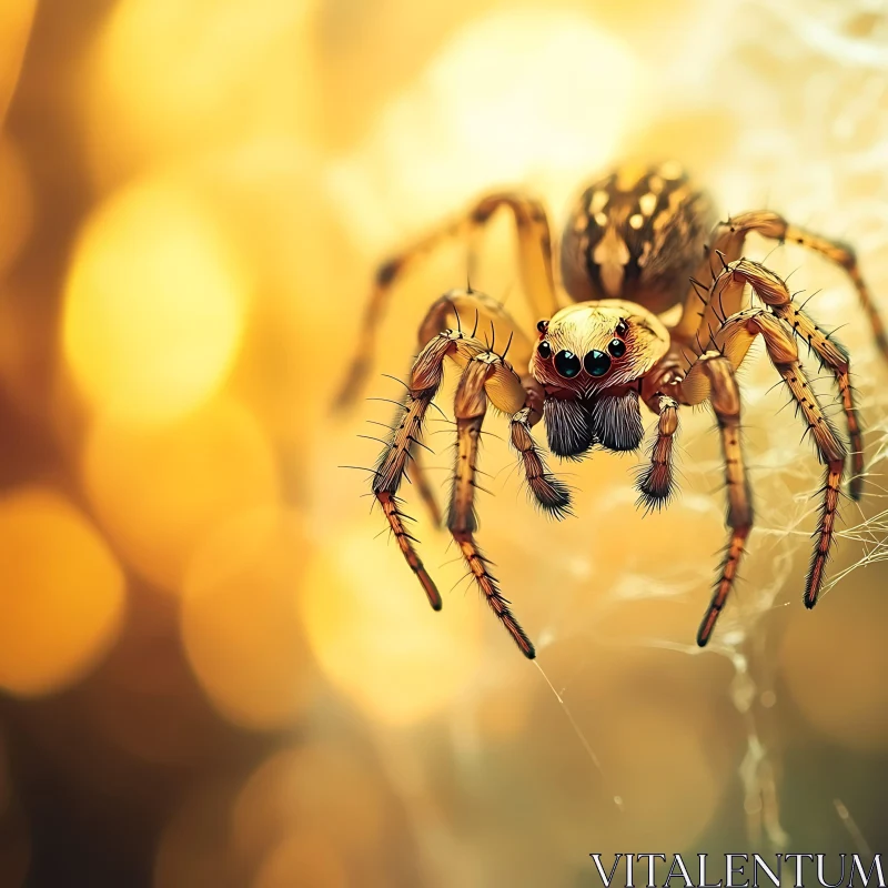 AI ART Detailed Spider Macro Photography