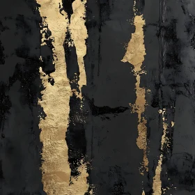 Black and Gold Modern Art Texture