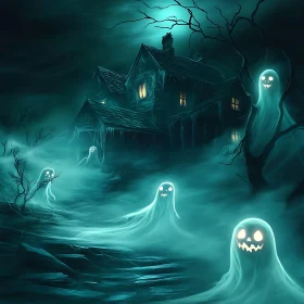 Spooky Ghosts and Dark House