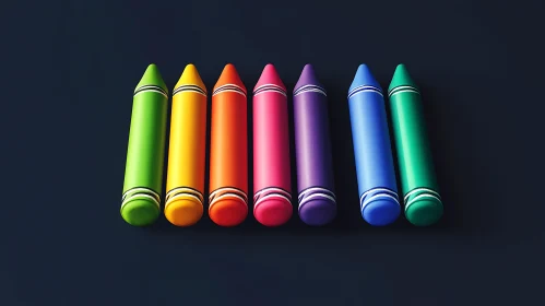 Colorful Crayons Spectrum