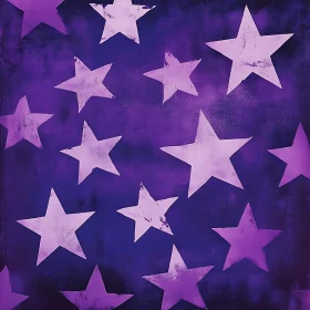 Celestial Purple Star Composition