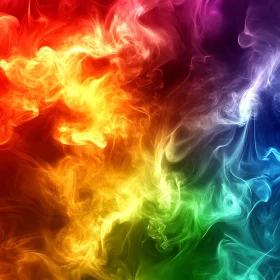 Swirling Colors Abstract Design
