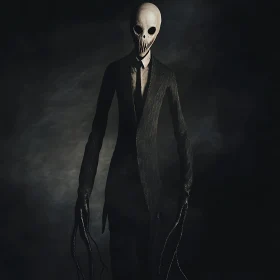 Pale Faced Monster in Dark Suit