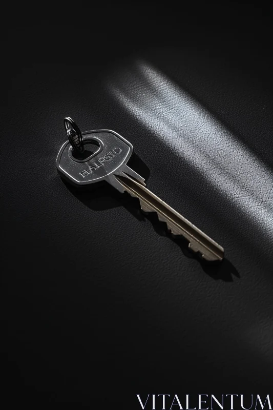 Simple Key with Dramatic Lighting and Shadows AI Image