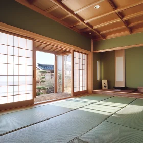 Serene Interior: Japanese-Style Room