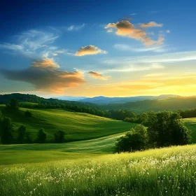 Tranquil Meadow Landscape