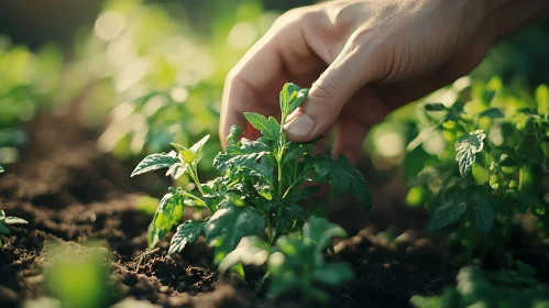 Nurturing Seedlings: A Gardener's Gentle Care