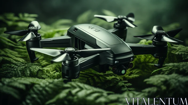 DJI Spark FBI Drone in Jungle - A fusion of technology and nature AI Image