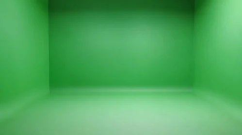 Green Gradient Abstract Space