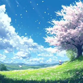 Blossom Tree Anime Field