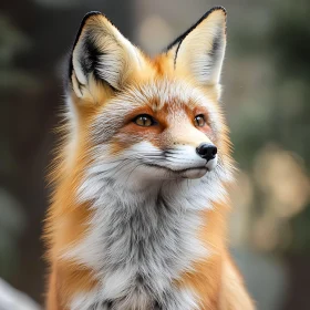 Elegant Fox Close-Up