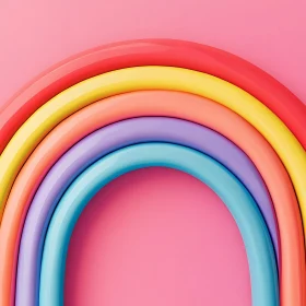 Colorful Rainbow Archway