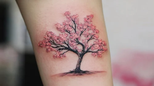 Cherry Blossom Tree Tattoo