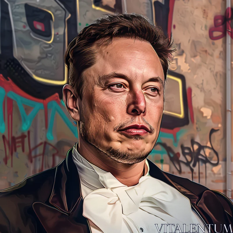 AI ART Artistic Rendition of Elon Musk