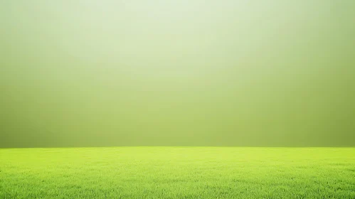 Green Meadow Under Gentle Light