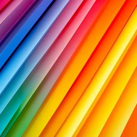 Spectrum of Colors Abstract Lines Art
