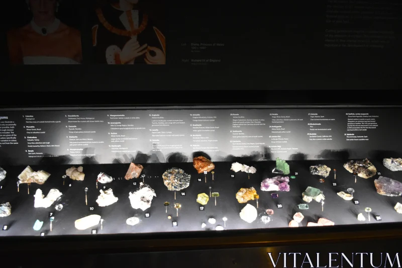 PHOTO Exhibit of Minerals and Gems