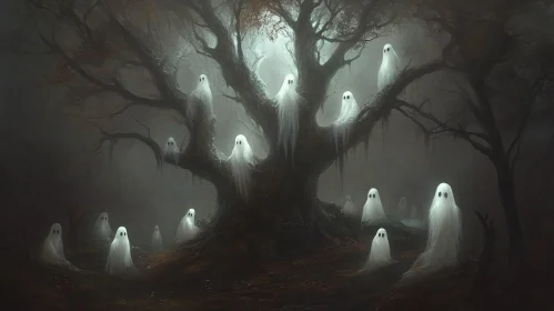 Spectral Apparitions in Misty Forest