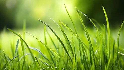 Close-Up of Fresh Green Grass