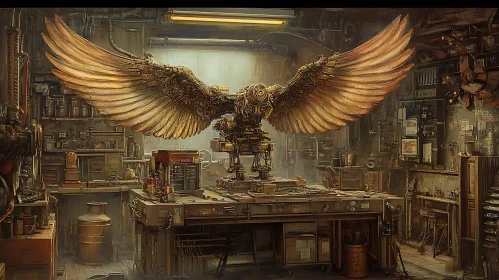 Mechanical Angel in Inventor's Lair