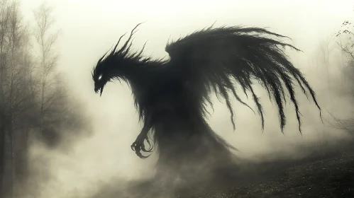 Mysterious Monster Emerges from Mist