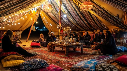 Desert Tent Tea Party