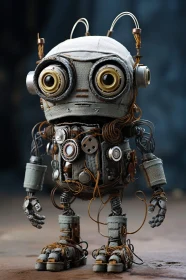 Vintage Style Cloth Robot