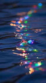 Mesmerizing Water with Colorful Reflections