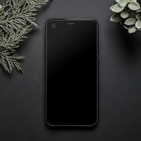 Minimalist Phone Design with Greenery