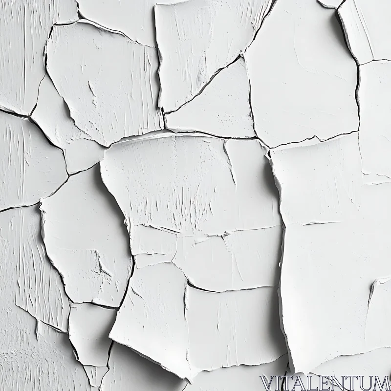 AI ART Cracked Paint Surface Texture Art