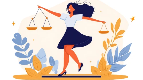 Scales of Justice: A Woman's Balancing Act