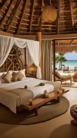 Exquisite Beachfront Room with Mesomerican Influences