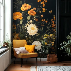 Cozy Floral Room Scene