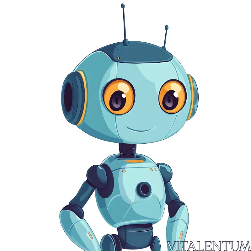 Cute Robot Character Design