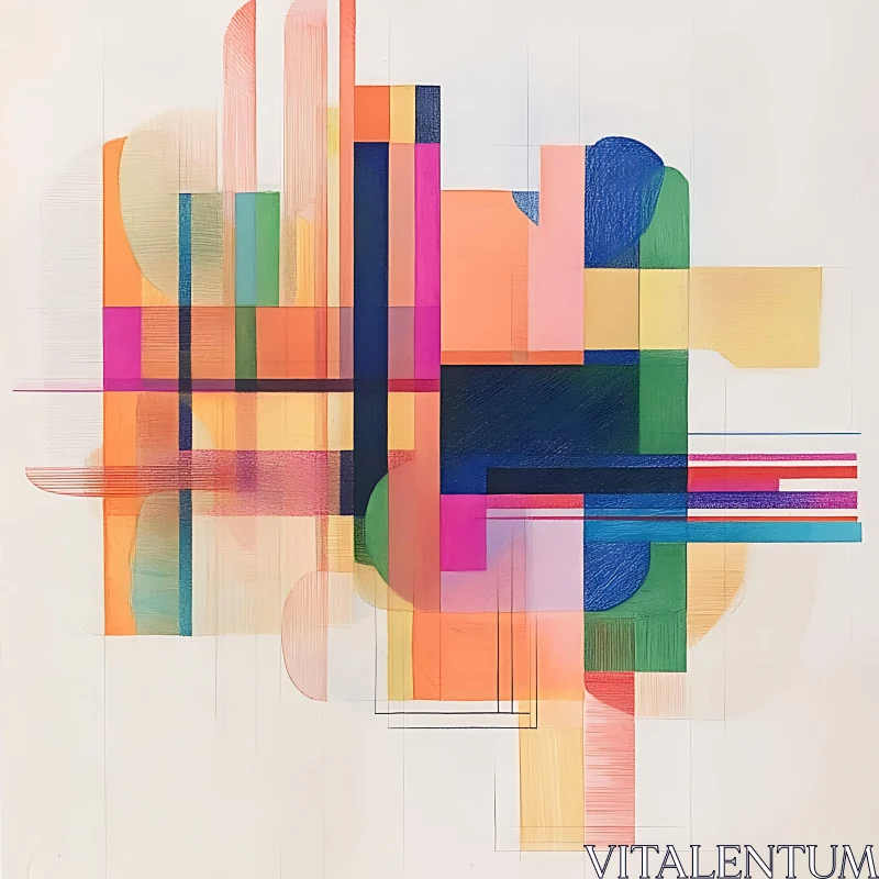Modern Geometric Shapes Art
