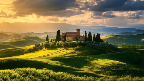 Italian Countryside View
