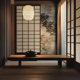 Minimalist Japanese Style Room