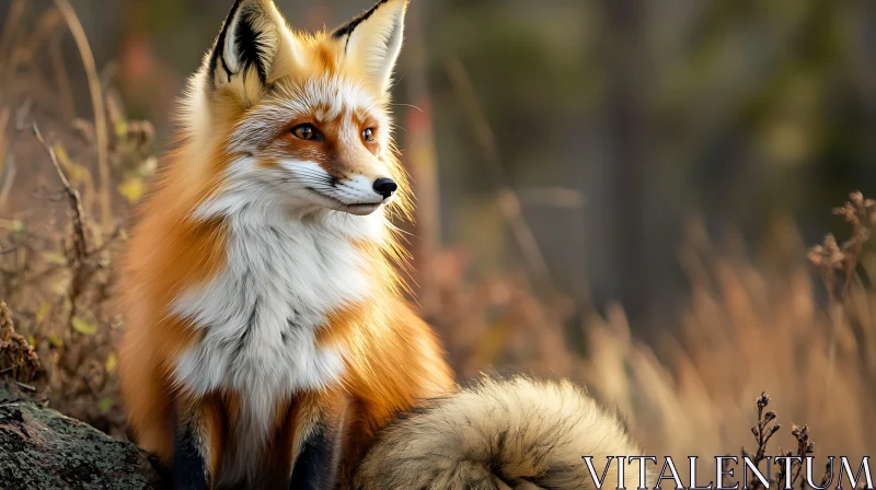 Red Fox in Natural Habitat